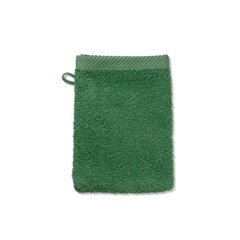 Полотенце-перчатка для лица KELA Ladessa, зеленые листья, 15х21 см (24592)