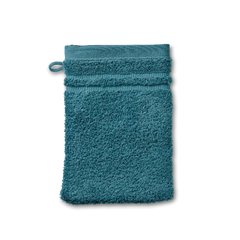 Рушник-рукавичка для обличчя KELA Leonora, бірюзово-синій, 15х21 см (24608)