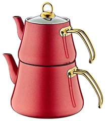 Двухъярусный чайник OMS 8203-L - 1.2 л, 2.2 л, красный
