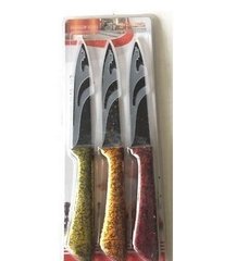 Набір ножів з антибактеріальним покриттям Frico FRU-908 - 3 шт.