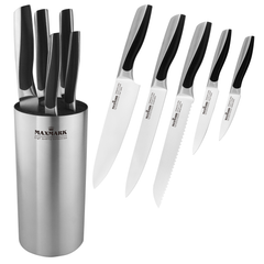 Набір ножів у срібній колоді Maxmark MK-K07 - 6 пр.