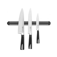 Набір ножів Clear-Cut Krauff 29-243-027 + магнітна планка, Чорний