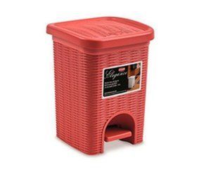 Відро для сміття STEFANPLAST ELEGANCE 30119 - 6 л, червоне