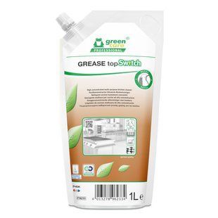 Засіб для видалення стійких забруднень на кухні Tana Green Care Professional GREASE topSwitch (716233) - 1 л (запаска)