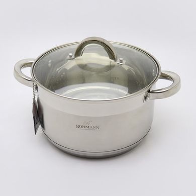 Кастрюля з нержавіючої сталі Bohmann BH 1424 - 6,6л/24см