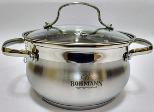 Кастрюля с крышкой Bohmann BH 5114-24 - 24 см