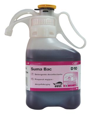 Засіб для миття та дезінфекції системи SmartDose Diversey Suma Bac D10 7517204 - 1.4 л