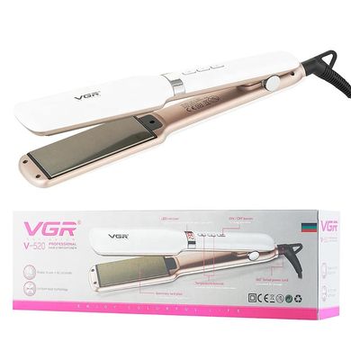 Праска випрямляч для волосся з турмаліновим покриттям VGR V-520