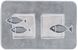 Коврик для ванной Spirella ANDROS 55х85 см - серый