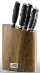 Набір ножів на дерев'яній підставці GIPFEL BAROCCO 9886 - 5 пр.