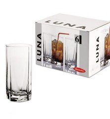 Набір склянок LUNA Pasabahce 42358 - 390 мл, 6 шт.