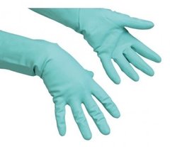 Гумові рукавички Vileda 100756-М, зелені.