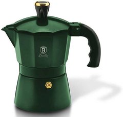 Гейзерная кофеварка Berlinger Haus Emerald Collection BH 6385 - 150 мл, 3 чашки