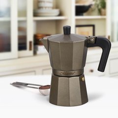Гейзерна кавоварка Espresso Moka MAESTRO MR1666-3-BROWN - 150 мл