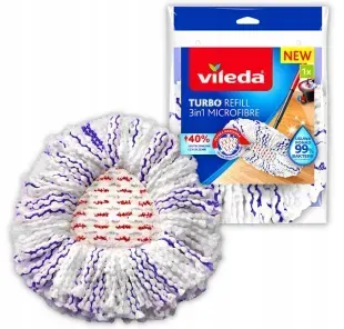 Змінна насадка для швабри Vileda Turbo 3in1 Microfibre 167749