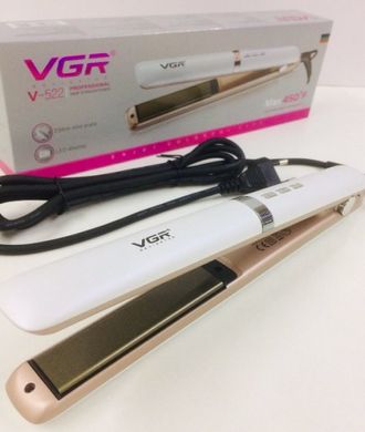 Праска випрямляч для волосся з турмаліновим покриттям VGR V-522