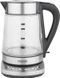Электрочайник с подсветкой Sokany SK-09003 Electric Kettle 2200W 1,7l прозрачный чайник