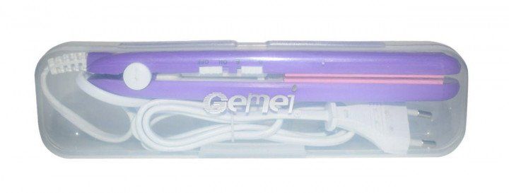 Міні Праска-випрямляч для волосся Gemei GM 2986