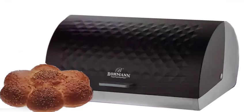 Хлебница матовая Bohmann BH 7257 black