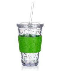 Склянка з охолоджувачем Banquet Double 12750102 - 450 мл, зелена, Зелений
