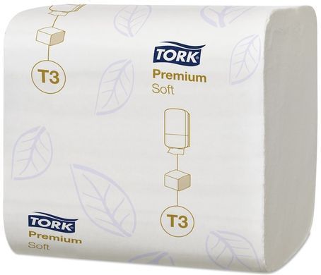М'який листовий туалетний папір Tork Premium (114273) - 252 листи, 2 шари