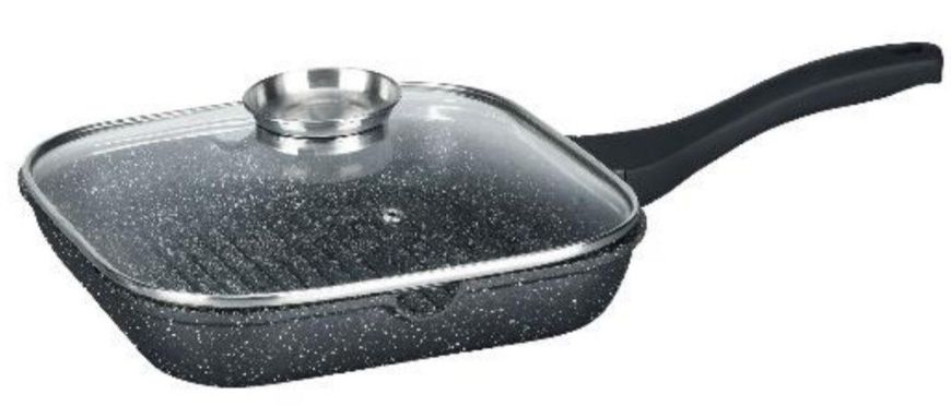 Сковорода-гриль с крышкой Edenberg EB-3310 - 28 см