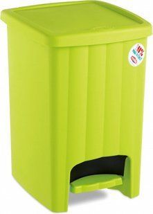 Відро з педаллю Stefanplast PEDALINA 38516 - 4.5л, світло-зелене