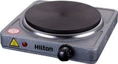 Настільна плита електрична HILTON HEC-103 - 1 конфорка, сіра (1000 Вт)