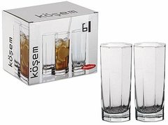 Набір високих склянок для пива Pasabahce Kosem 42082 - 380 мл (6 предметів)