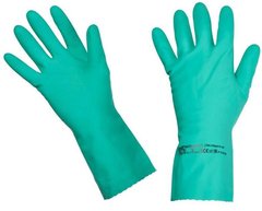Резиновые перчатки для уборки Vileda 100757 - L, зеленые