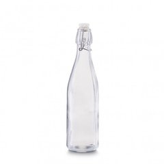 Пляшка із застібкою ZELLER 19712 - 500 мл., Ø7х27,5см, скло, Прозорий