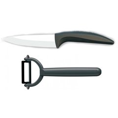 Набір ножів керамічних Krauff 29-166-017 - 2 пр., Чорний