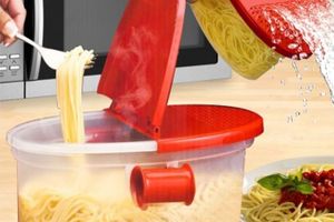 Варіння спагетті, пасти та макаронів у мікрохвильовій печі
