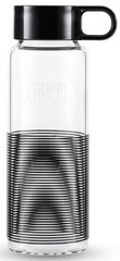Пляшка для води з боросилікатного скла GIPFEL ANNETA 8318 - 250 мл, чорна