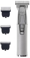 Тример для бороди та вусів ADLER AD-2836S - 100 Вт, сріблястий