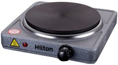 Настільна плита електрична HILTON HEC-153 - 1 конфорка, сіра (1500 Вт)