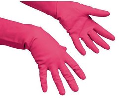Резиновые перчатки для уборки Vileda 100751 - L, красные