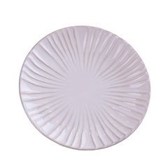 Тарілка плоска кругла з порцеляни 27 см біла обідня тарілка