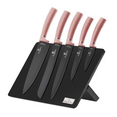 Набір ножів з магнітною підставкою Berlinger Haus I-Rose Edition BH 2516 - 6 предметів
