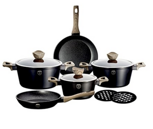 Набор посуды Berlinger Haus Ebony Maple Line BH-1533 - 10 пр.