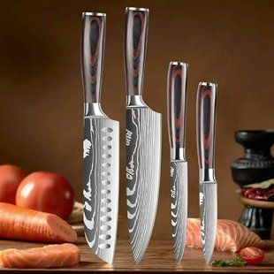 Набор ножей Bohmann Damascus DK-SS 6000 &mdash; 4 шт