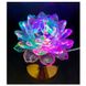 Диско-куля у вигляді нічника квітки (синє, червоне та зелене світло) з підставкою LED Crystal Magic Ball Light Atlanfa AT-W927