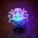 Диско-шар в виде ночника цветка (синий, красный и зеленый свет) с подставкой LED Crystal Magic Ball Light Atlanfa AT-W927