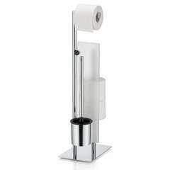 Набор аксессуаров для туалета KELA Style, металлический, 26х18х71 см (22494), Серый