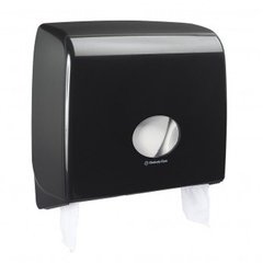 Диспенсер для туалетного паперу в рулонах Aquarius Jumbo Kimberly Clark 7184, Чорний