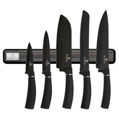 Набір ножів із підставкою Black Silver Collection Berlinger Haus BH-2536 - 6 предметів