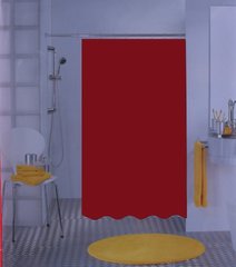 Шторка для ванної кімнати BIO - червона, 180х200