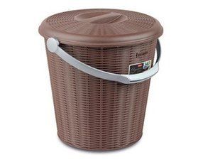 Відро для сміття STEFANPLAST ELEGANCE 29601 - 10 л, світло-коричневе