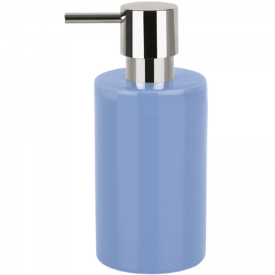 Дозатор для мыла керамический Spirella TUBE 10.19905 - серо-голубой
