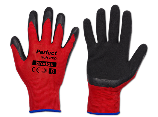 Перчатки защитные PERFECT SOFT RED латекс, размер 9, RWPSRD9